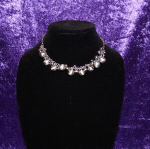 15" Silver Chunky Necklace